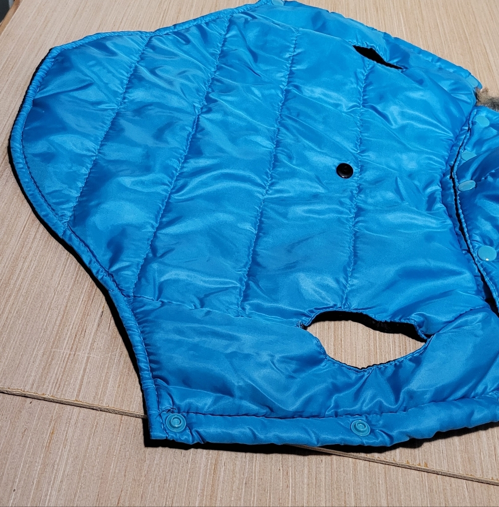 Dogs Blue Hooded Jacket - Picture 5 of 15
